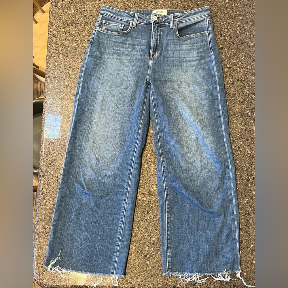 Agolde wide leg ankle jean size 29